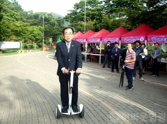 e-모빌리티, 불갑산 상사화 축제장을 달리다-1.JPG
