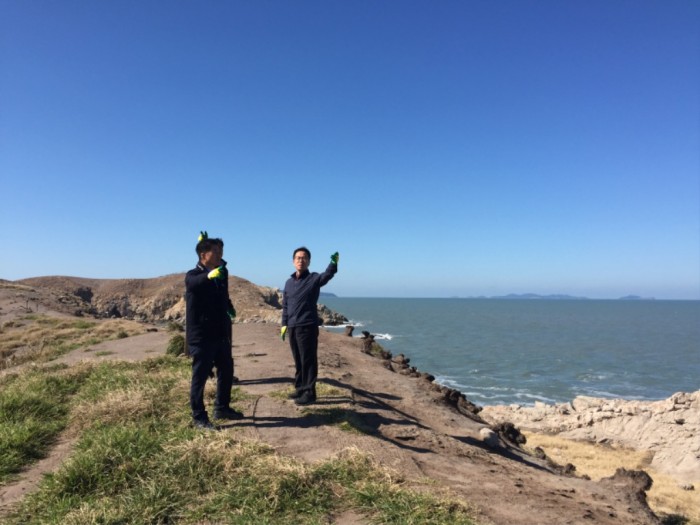 강영구 영광부군수, 자연 생태계의 보고 육산도 시찰-1.JPG