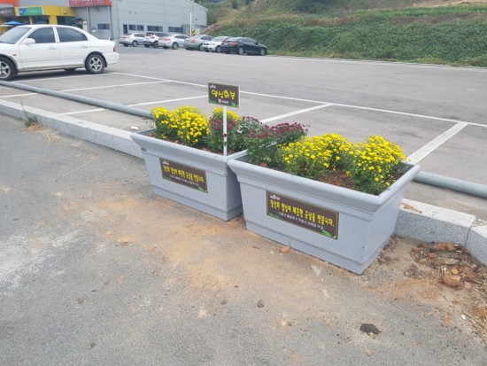 군남면, 쓰레기 불법투기 예방 양심화분 설치-2.jpg