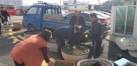 아름다운 홍농읍 만들기 위한 양심화분 설치 -1.jpg