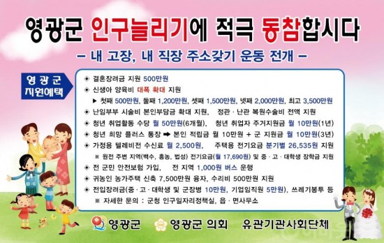 영광군, 내 고장·내 직장 주소 갖기 홍보활동 전개 2.JPG