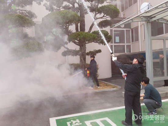 영광군청 자위소방대, 영광소방서 합동소방훈련 실시 2.jpg