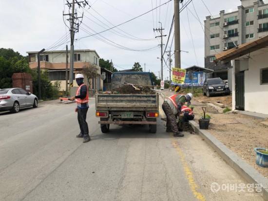 영광군, 우기 대비 하수관로 준설 실시 2.JPG