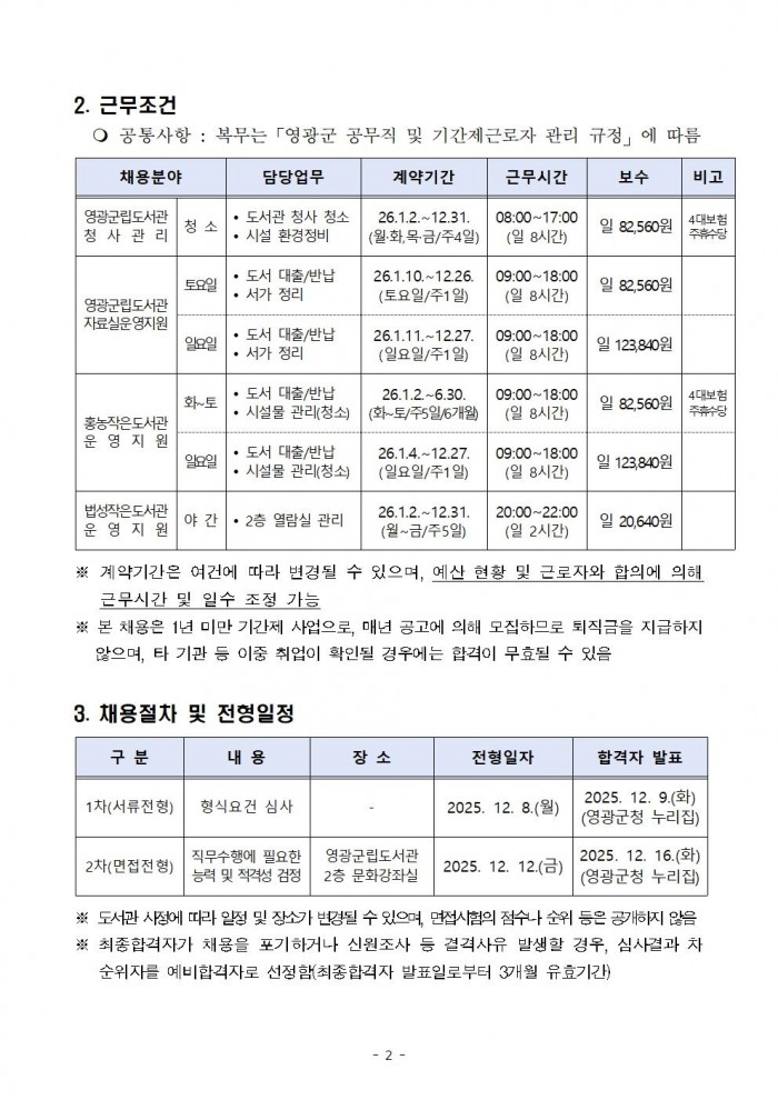 2026년 영광군립도서관 및 작은도서관 기간제근로자 채용 공고002.jpg