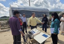 영광군, 극한호우 이후 병해충 공동방제 신속 추진