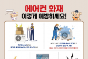 영광소방서, 여름철 에어컨 화재 예방 안전수칙 홍보