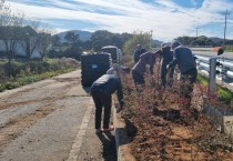 묘량면, 쓰레기 상습 투기지역 양심화단 조성