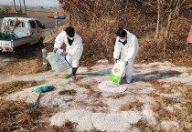 영광군, 설 연휴 전 철새 서식지 방역 및 예찰활동 강화