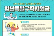영광군, 청년특별구직지원금 12일부터 2차 모집
