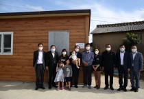 김준성 영광군수, 다둥이 가정 방문 격려