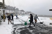 낙월면, 열악한 민·관 협력하여 신속한 제설작업 추진