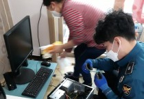 영광경찰, 취약계층 온라인 수강지원을 위한  PC지원팀 봉사활동 전개