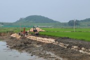 영광군 집중호우 피해하천 응급복구 마무리에 총력