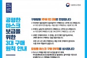 영광군, 공평한 마스크 보급을 위한 3대 구매원칙 적극 안내