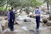 김준성 영광군수, 태청산 산림휴양레포츠 파크조성 현장 점검