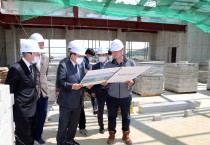 김준성 영광군수 기독교 체험․훈련센터 조성사업 현장점검