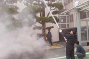 영광군청 자위소방대, 영광소방서 합동소방훈련 실시