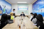 김준성 영광군수, 학교밖청소년지원센터 방문 격려