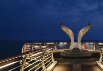 노을광장 전망대 괭이갈매기 조형물 설치