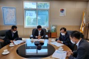 김준성 영광군수, 익산청 방문 지역 현안사업 건의