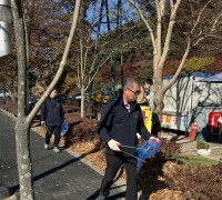 불갑면, 늦가을 등산객 맞이 불갑사 환경정화활동 실시