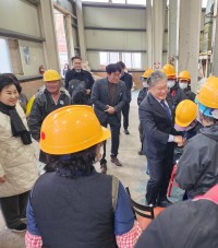 장세일 영광군수, 환경관리센터 근로자 격려 방문