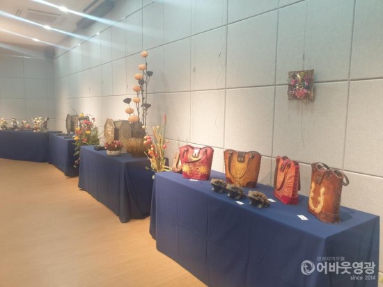 영광산림박물관, 청각장애인 수공예품 전시회 개최 2.jpg