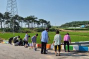 대마면 청정전남 으뜸마을 만들기, 쓰레기 적치장 등 꽃밭 조성으로 마을 안길 환경 탈바꿈