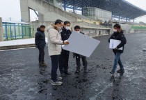 영광군, 전남체전 대비 시설 개보수 현장 방문