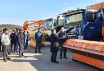 김준성 영광군수, 제설작업 준비현장 방문 격려